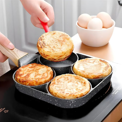 EggMaster™ 4-Hole Pan – Quick, Even Cooking